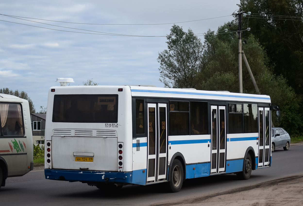Tver region, LiAZ-5256.36 # АМ 124 69
