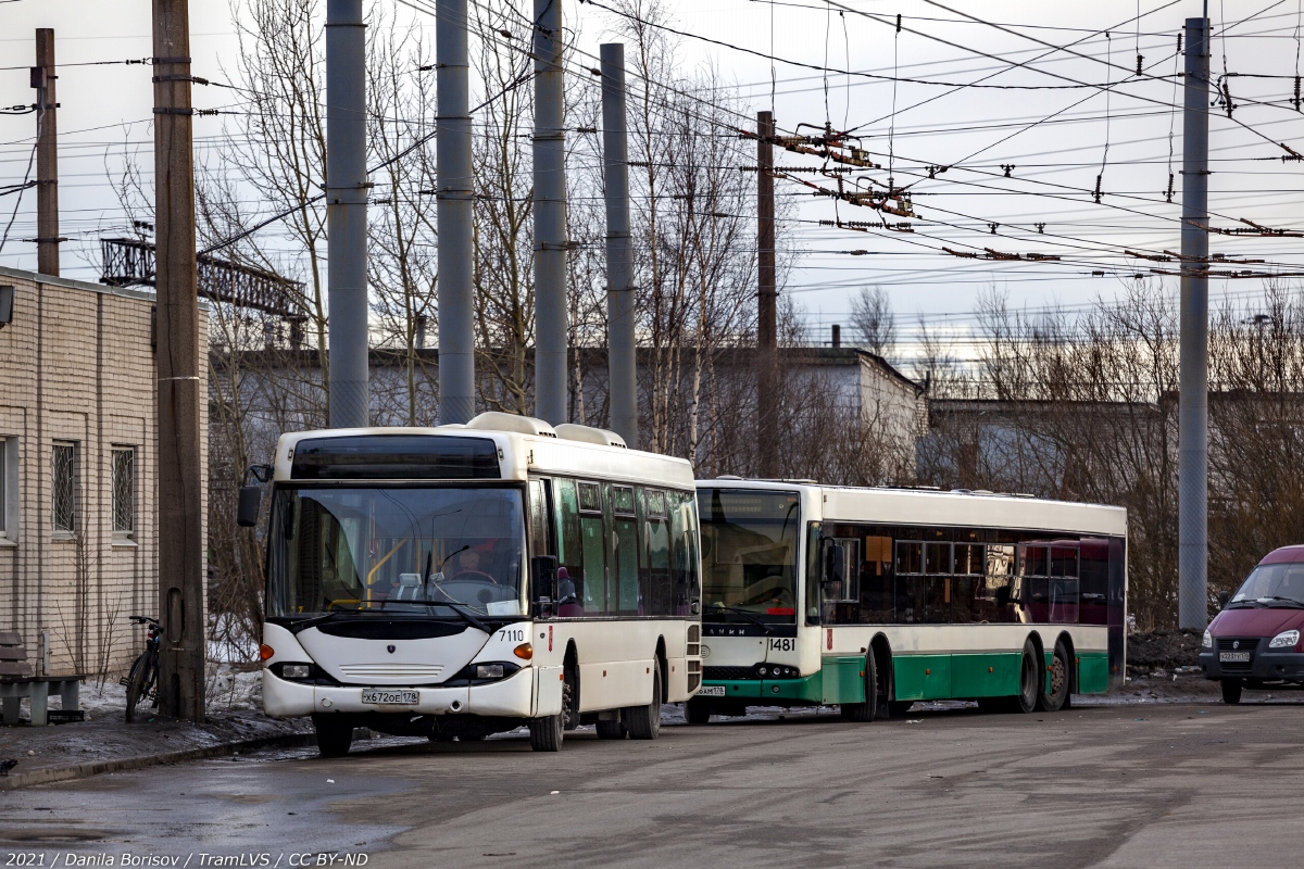 Saint Petersburg, Scania OmniLink I (Scania-St.Petersburg) # 7110