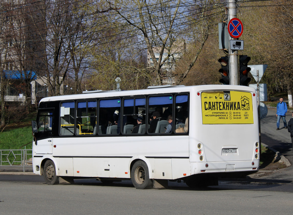 Kirov region, PAZ-320412-05 "Vector" # У 027 ТК 777