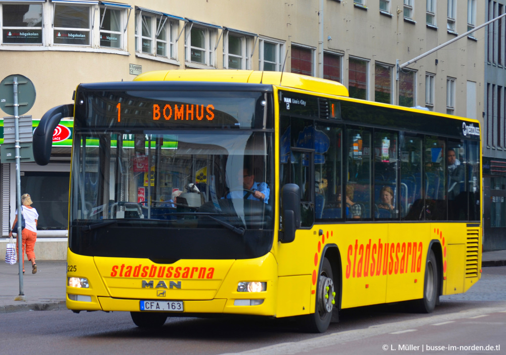 Sweden, MAN A78 Lion's City LE EL293 # 225