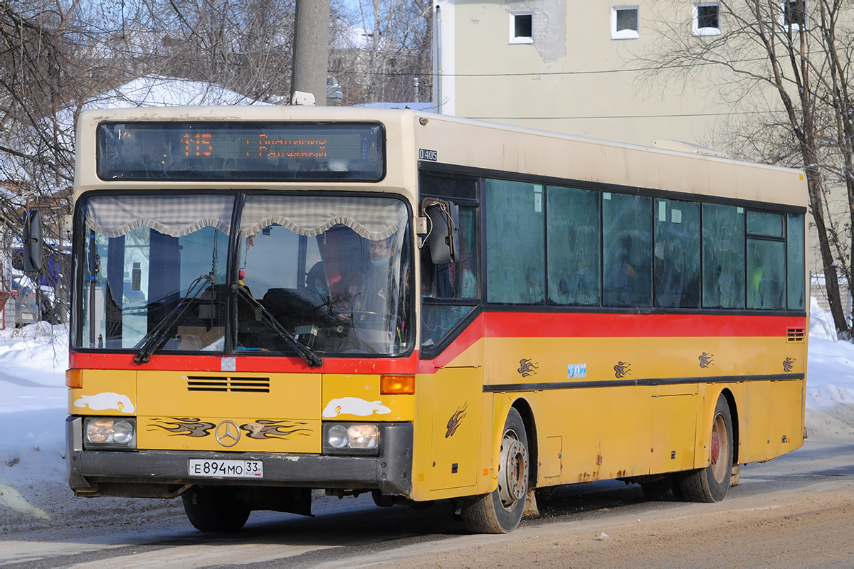 Vladimir region, Mercedes-Benz O405 # Е 894 МО 33