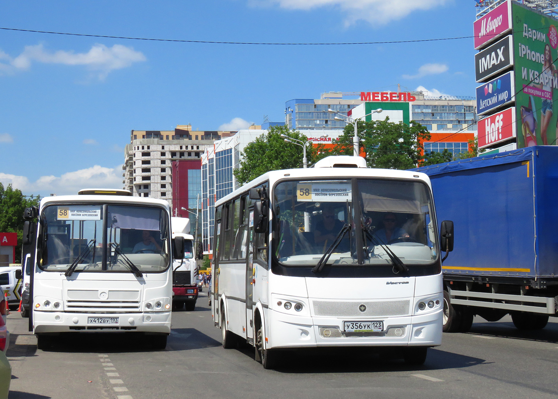 Krasnodar region, PAZ-320412-05 "Vector" # У 356 УК 123