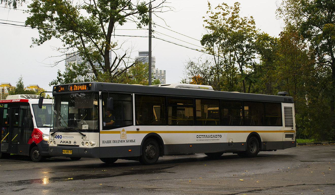 Moscow region, LiAZ-5292.60 # КЕ 490 50