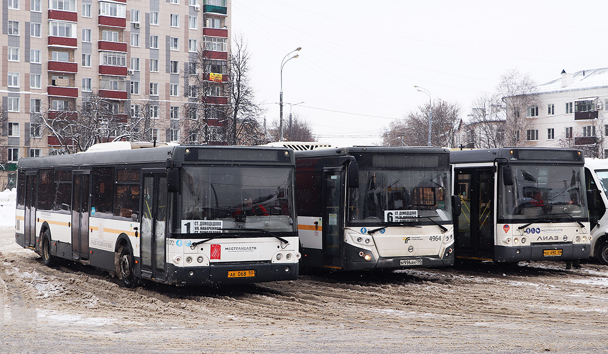 Moscow region, LiAZ-5292.60 # АЕ 068 50