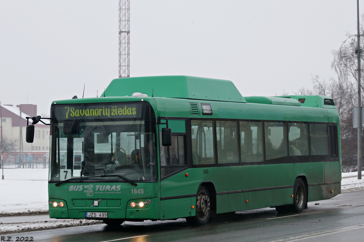 Lithuania, Volvo 7700 CNG # 1645