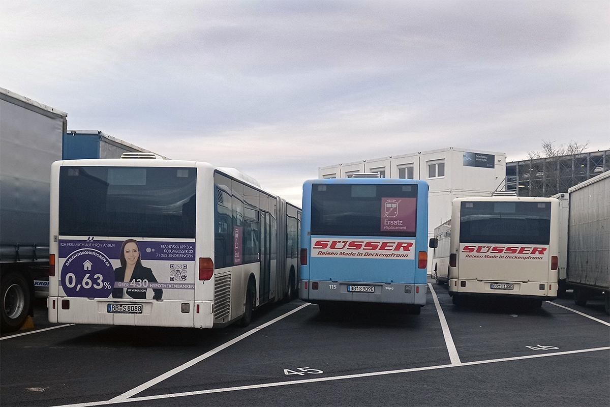 Baden-Württemberg, Mercedes-Benz O530G Citaro G # BB-S 8088; Baden-Württemberg, Mercedes-Benz O530G Citaro G # BB-S 1050; Baden-Württemberg, Mercedes-Benz O530G Citaro G # BB-S 9090
