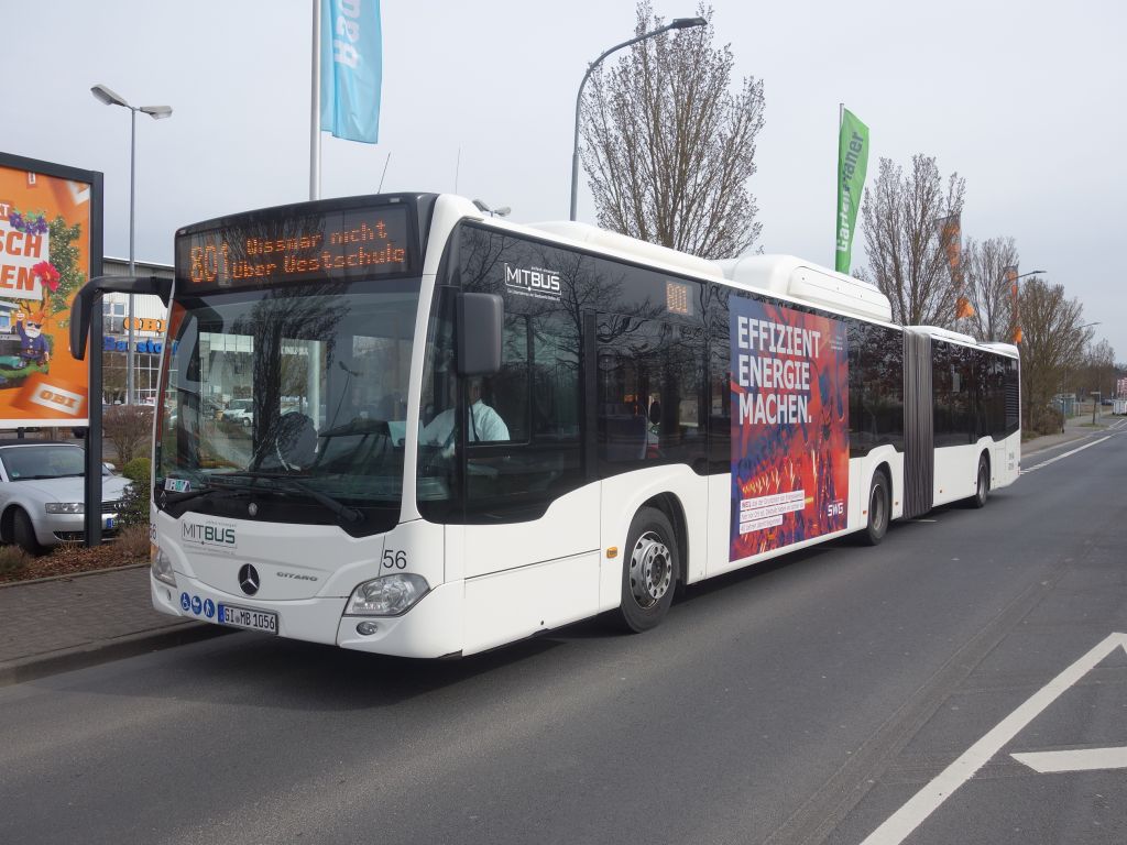 Hesse, Mercedes-Benz Citaro C2 G NGT # 56