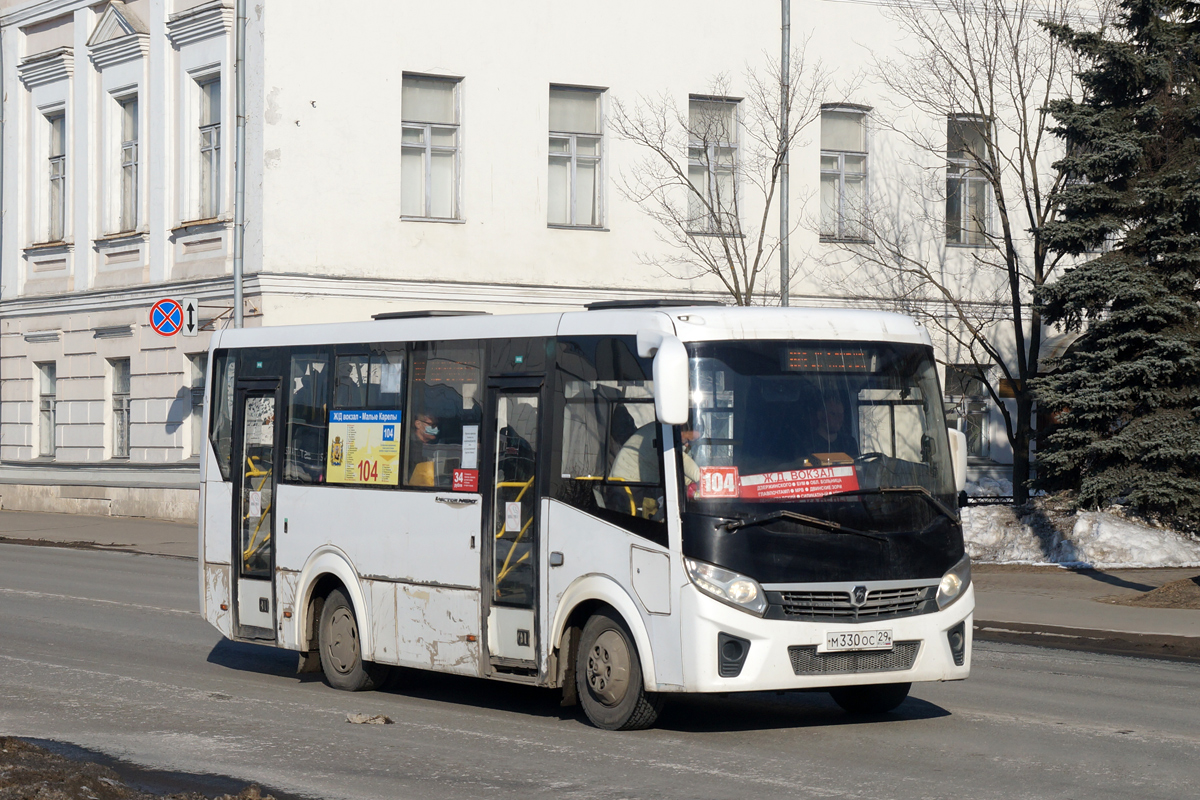 Arkhangelsk region, PAZ-320405-04 "Vector Next" # М 330 ОС 29