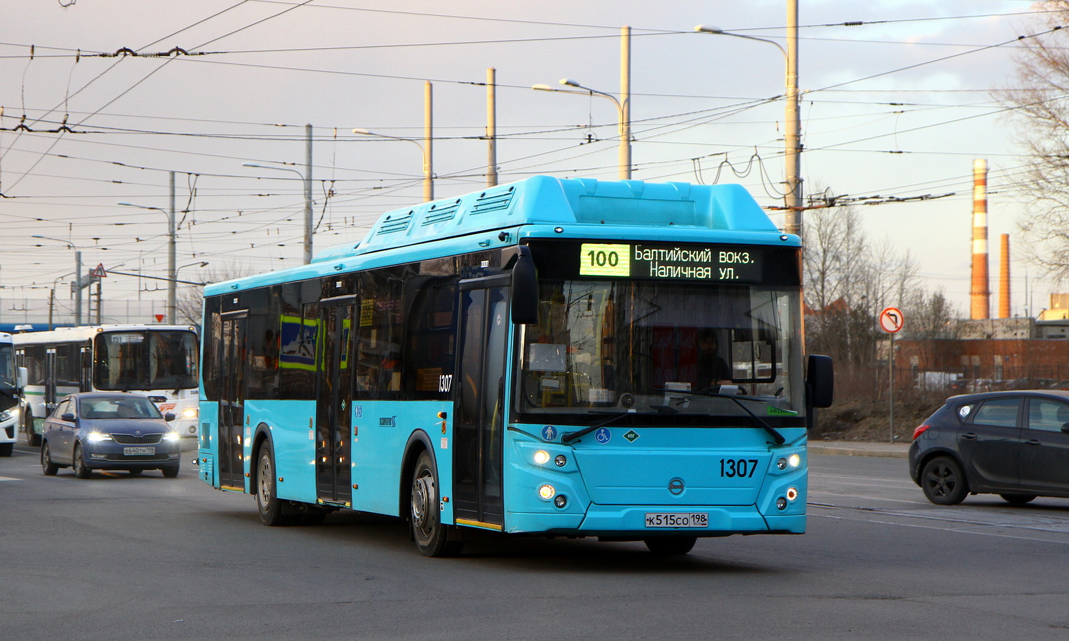 Saint Petersburg, LiAZ-5292.67 (CNG) # 1307