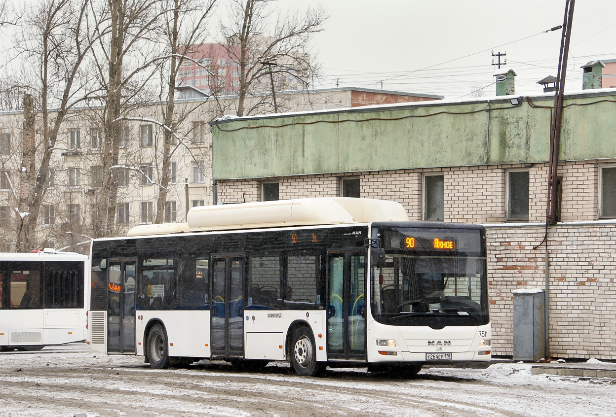 Saint Petersburg, MAN A21 Lion's City NL313 CNG # 7511