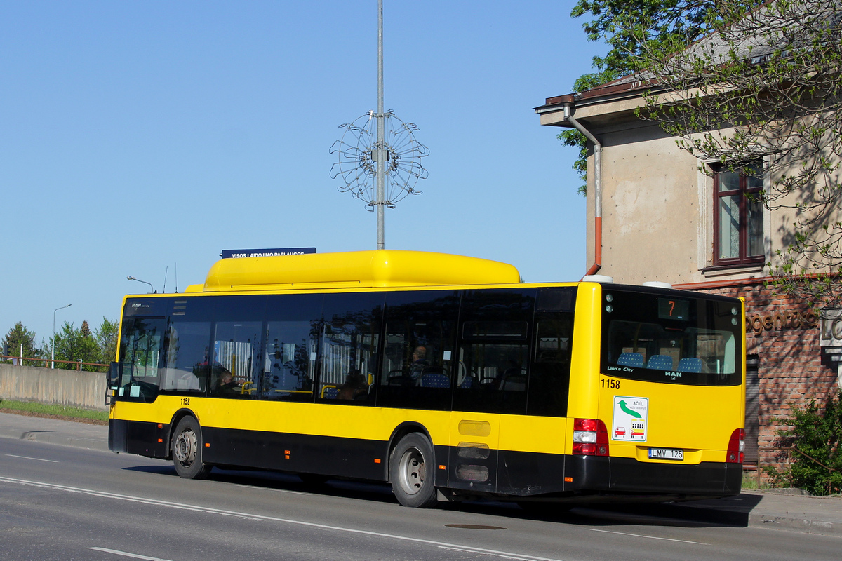 Lithuania, MAN A21 Lion's City NL243 CNG # 1158