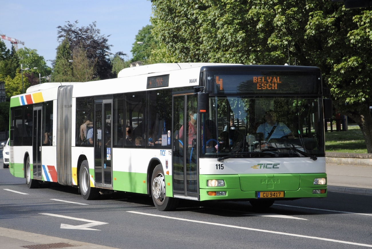 Luxembourg, MAN A23 NG313 # 115