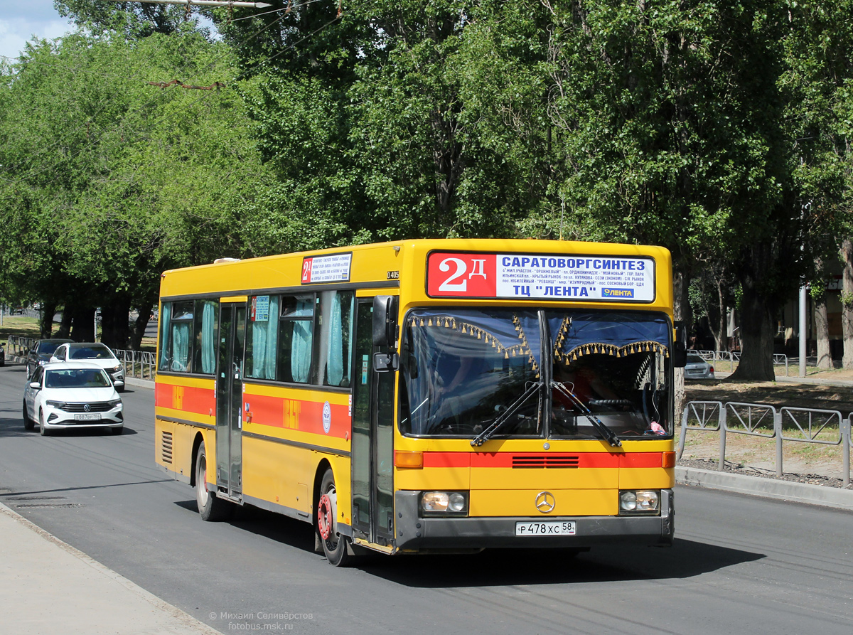 Saratov region, Mercedes-Benz O405 # Р 478 ХС 58