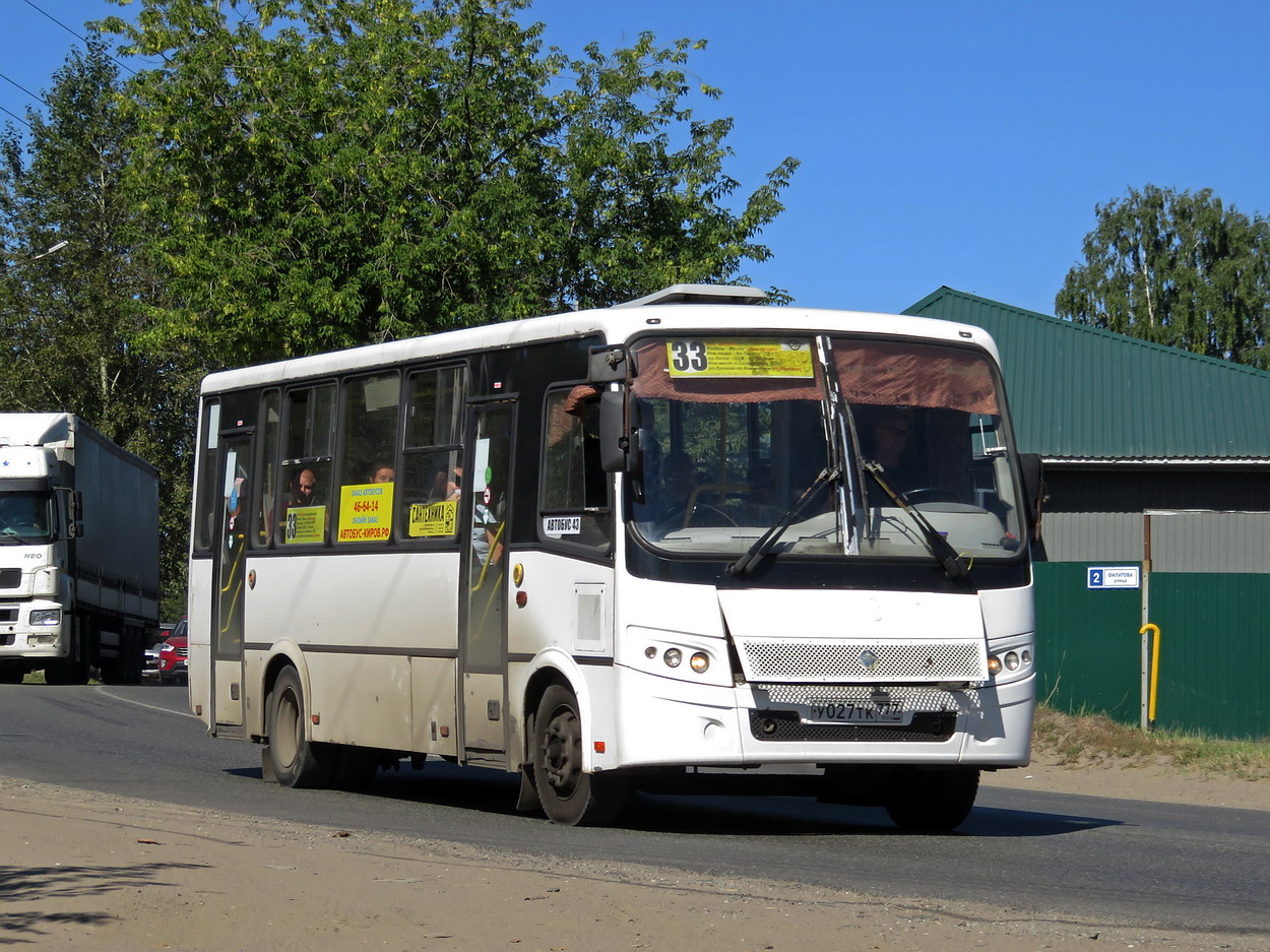 Kirov region, PAZ-320412-05 "Vector" # У 027 ТК 777