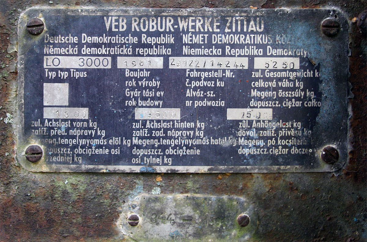 Arkhangelsk region, Robur LO 3000 # б/н