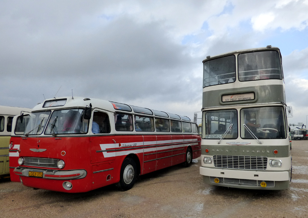 Hungary, Ikarus  55.52 # GEX-274; Hungary, Ikarus 556 # P-00952 22; Hungary — IV. Ikarus Találkozó, Aeropark (2022)