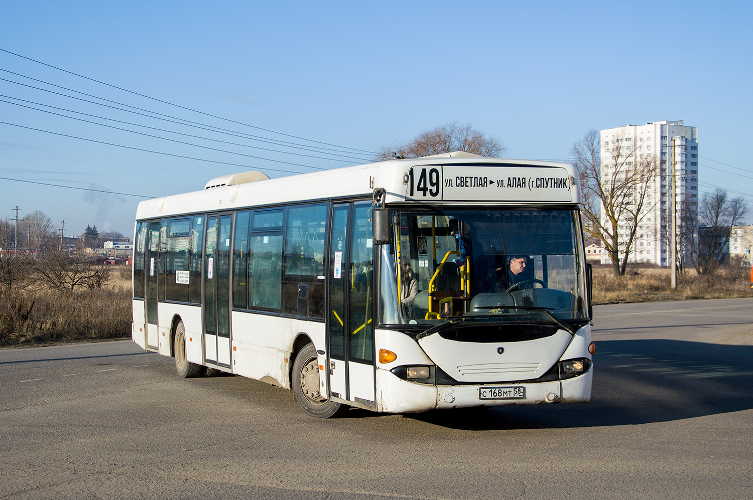 Penza region, Scania OmniLink I (Scania-St.Petersburg) # С 168 МТ 58