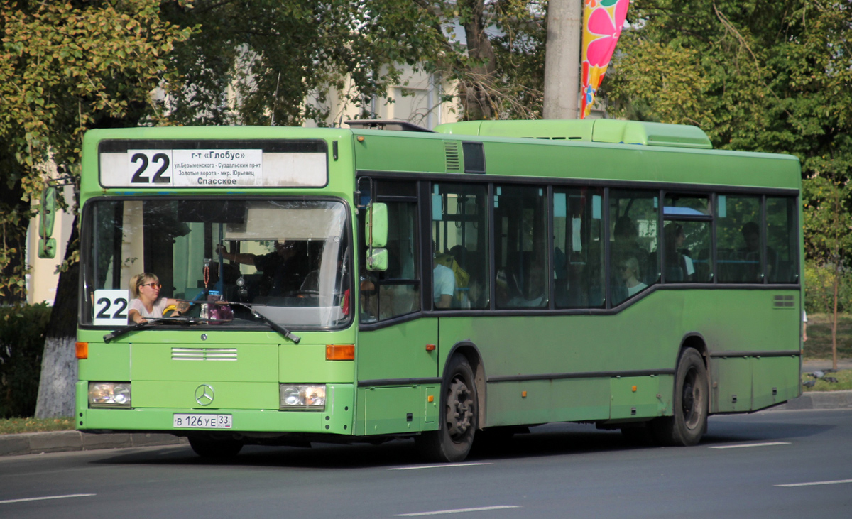 Vladimir region, Mercedes-Benz O405N2 # В 126 УЕ 33