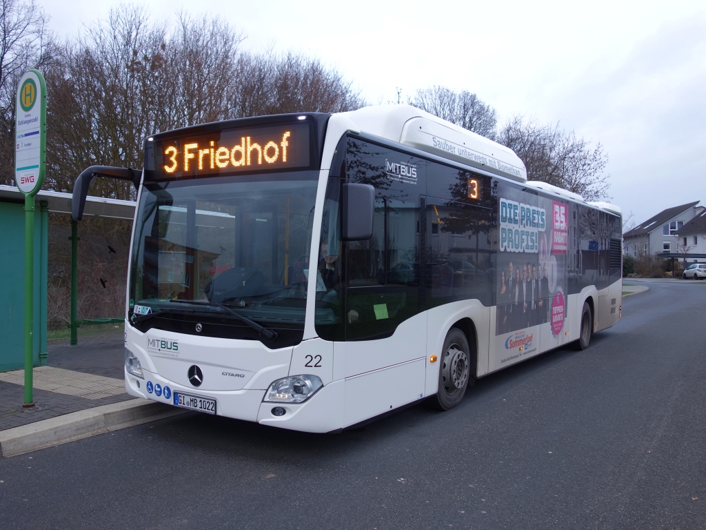Hesse, Mercedes-Benz Citaro C2 NGT hybrid # 22
