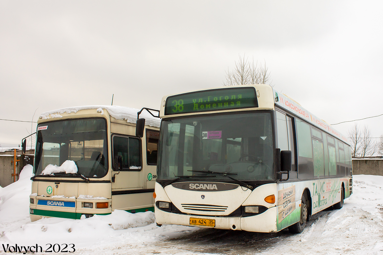 Vologda region, Scania OmniLink I (Scania-St.Petersburg) # АВ 424 35