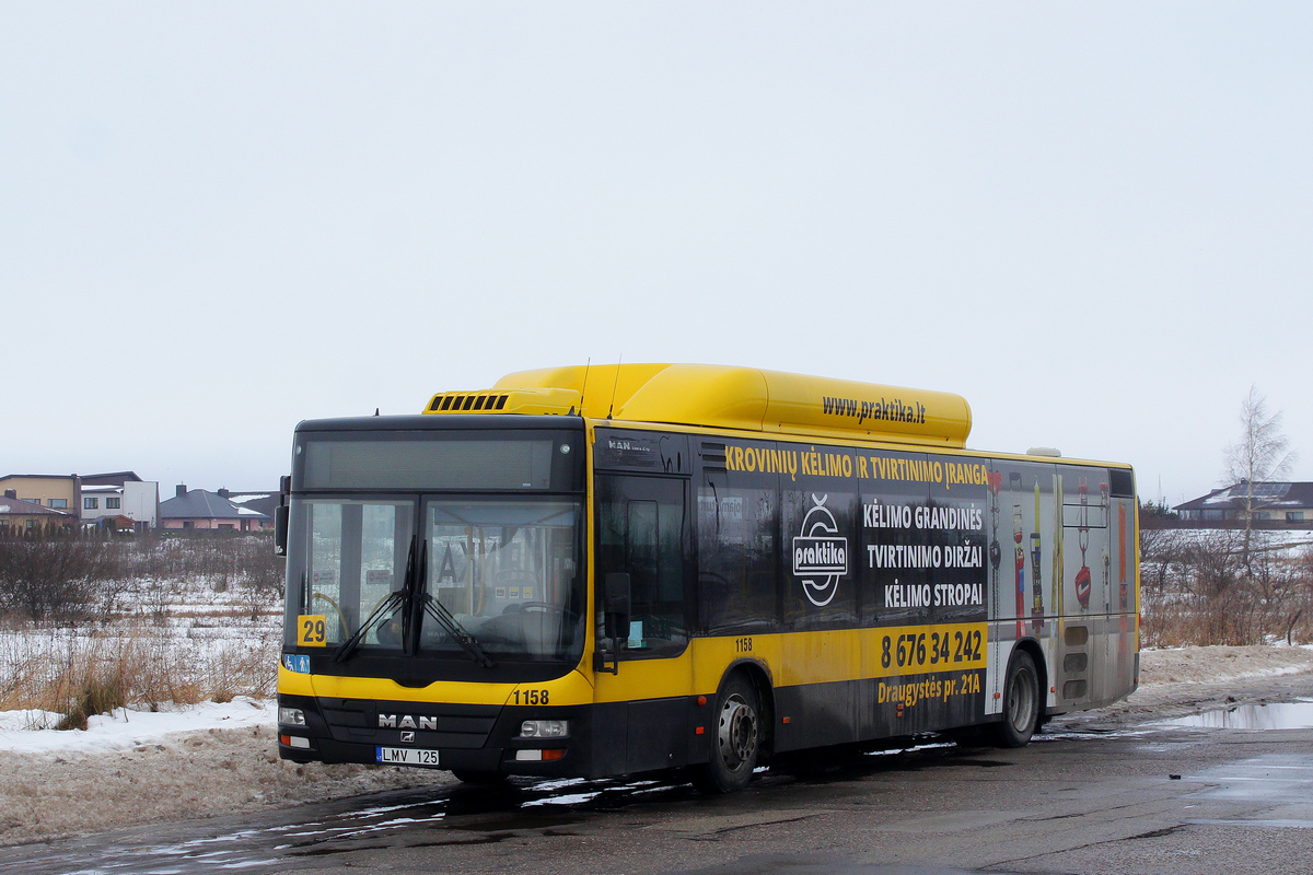 Lithuania, MAN A21 Lion's City NL243 CNG # 1158