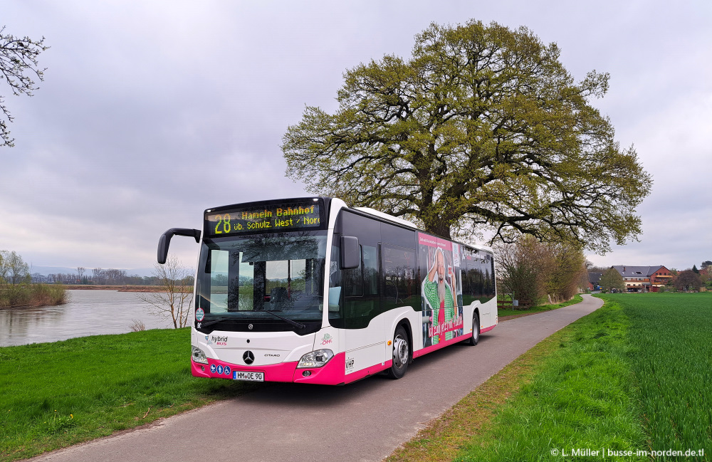 Lower Saxony, Mercedes-Benz Citaro C2 hybrid # 90