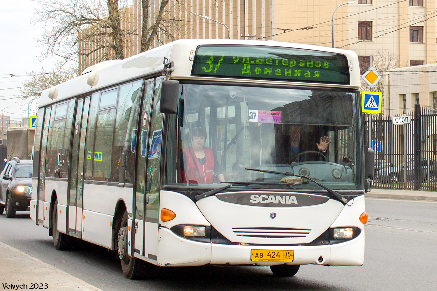 Vologda region, Scania OmniLink I (Scania-St.Petersburg) # АВ 424 35