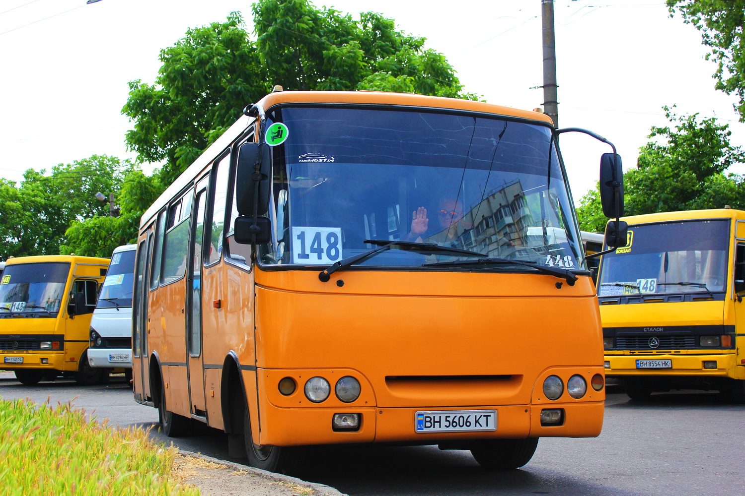 Odessa region, BAZ-A079.14 "Prolisok" # 298; Odessa region, Bogdan A092H2 # 448