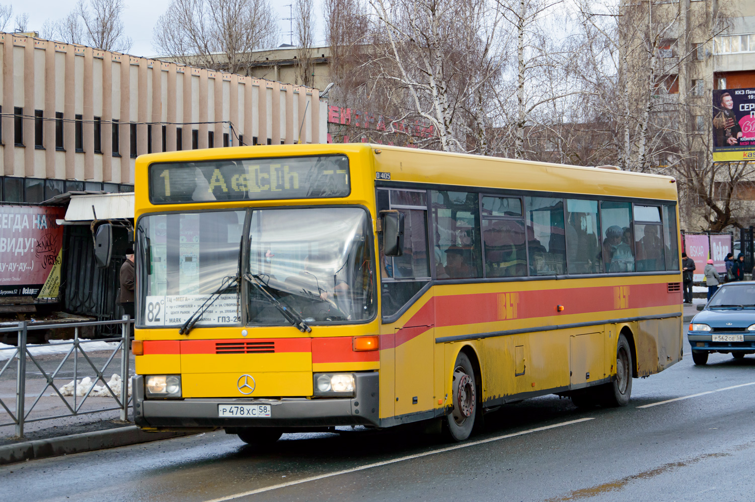 Penza region, Mercedes-Benz O405 # Р 478 ХС 58