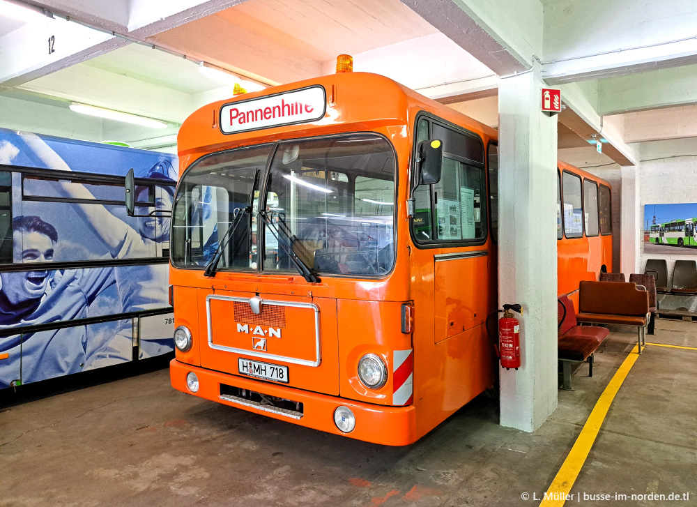 Lower Saxony, Göppel (MAN 194 SG220) # [H-MH 718]; Lower Saxony — Bustreffen Wehmingen Hannoversches Straßenbahnmuseum 14.05.2023
