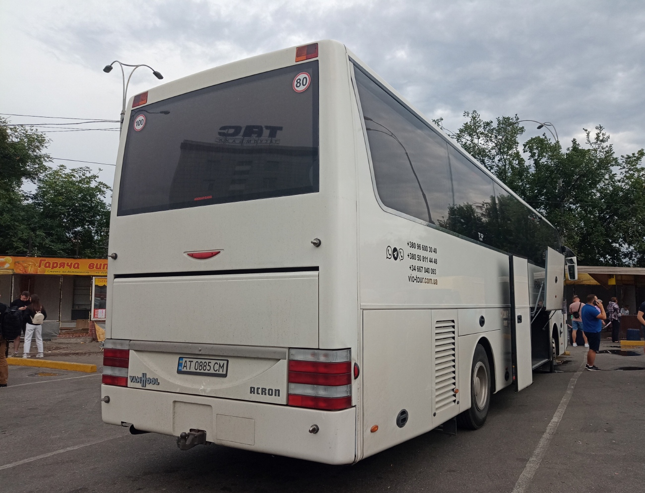 Ivano-Frankovsk region, Van Hool T915 Acron # AT 0885 CM