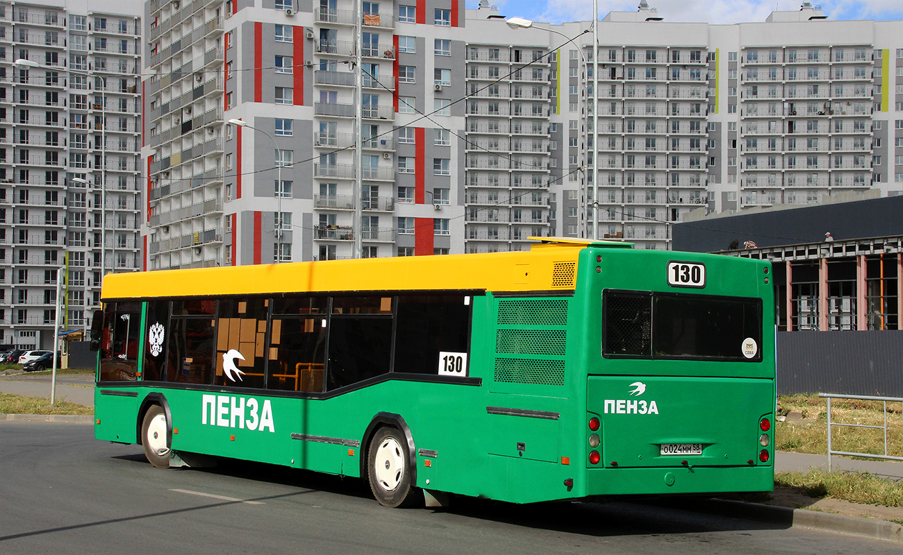 Penza region, MAZ-103.465 # О 024 ММ 58