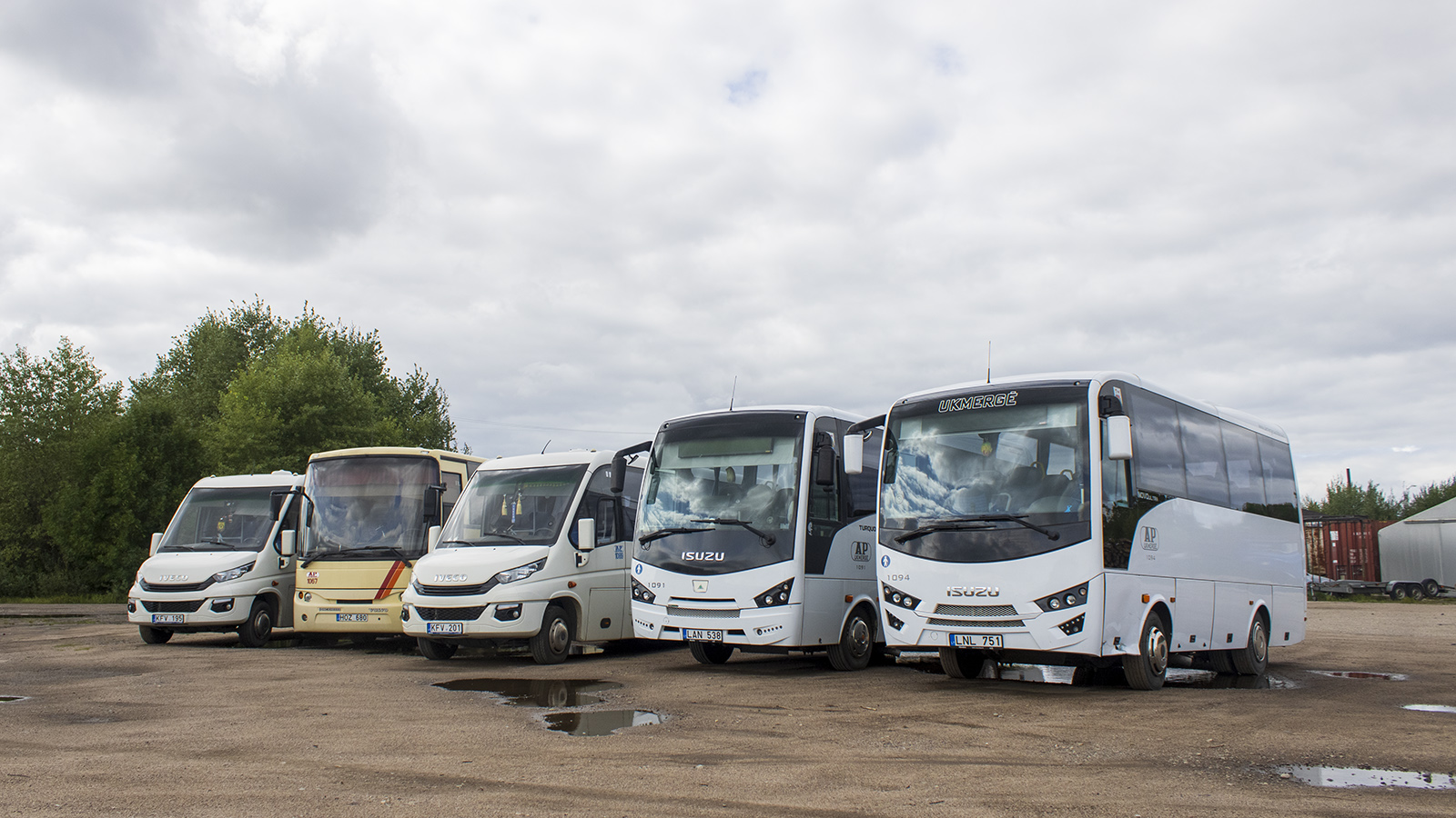 Lithuania, Anadolu Isuzu Novo Ultra # 1094; Lithuania — Bus depots