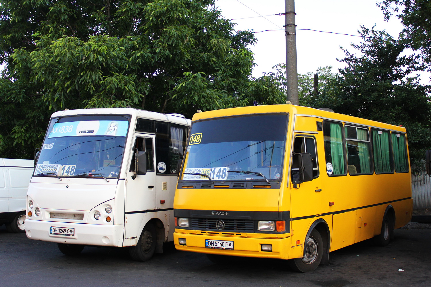 Odessa region, I-VAN A07A-30 # 320; Odessa region, BAZ-A079.14 "Prolisok" # 298