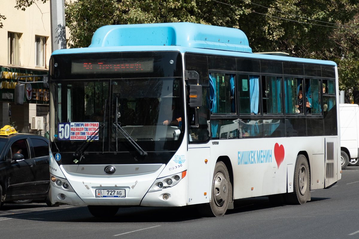 Kyrgyzstan, Yutong ZK6108HGH # 01 727 AG