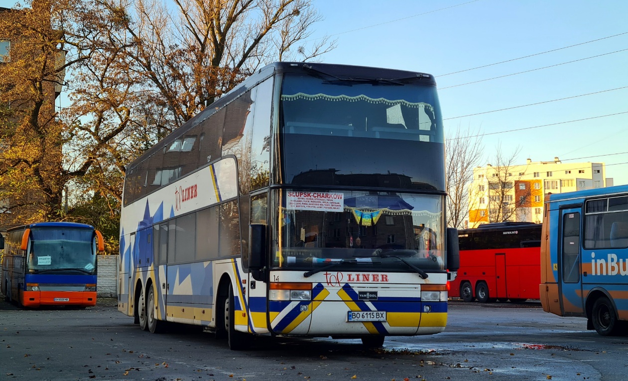 Ternopol region, Van Hool TD927 Astromega # BO 6115 BX