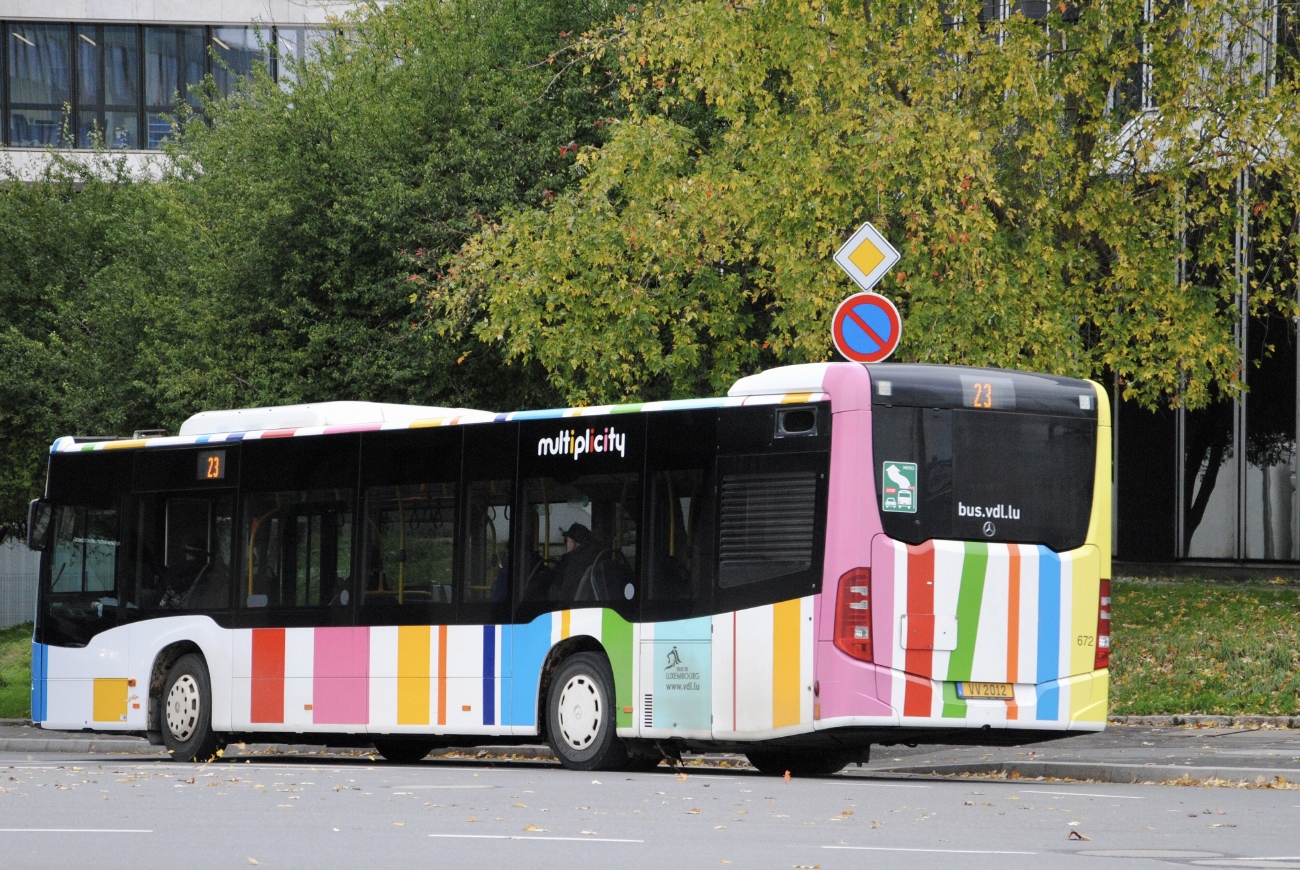 Luxembourg, Mercedes-Benz Citaro C2 # 672