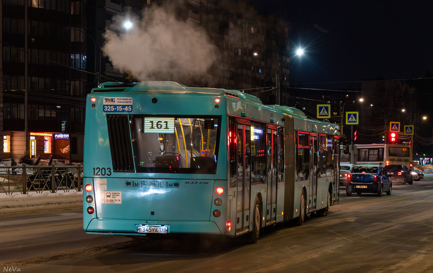 Saint Petersburg, MAZ-216.066 # 1203