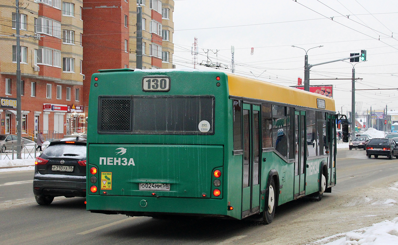 Penza region, MAZ-103.465 # О 024 ММ 58