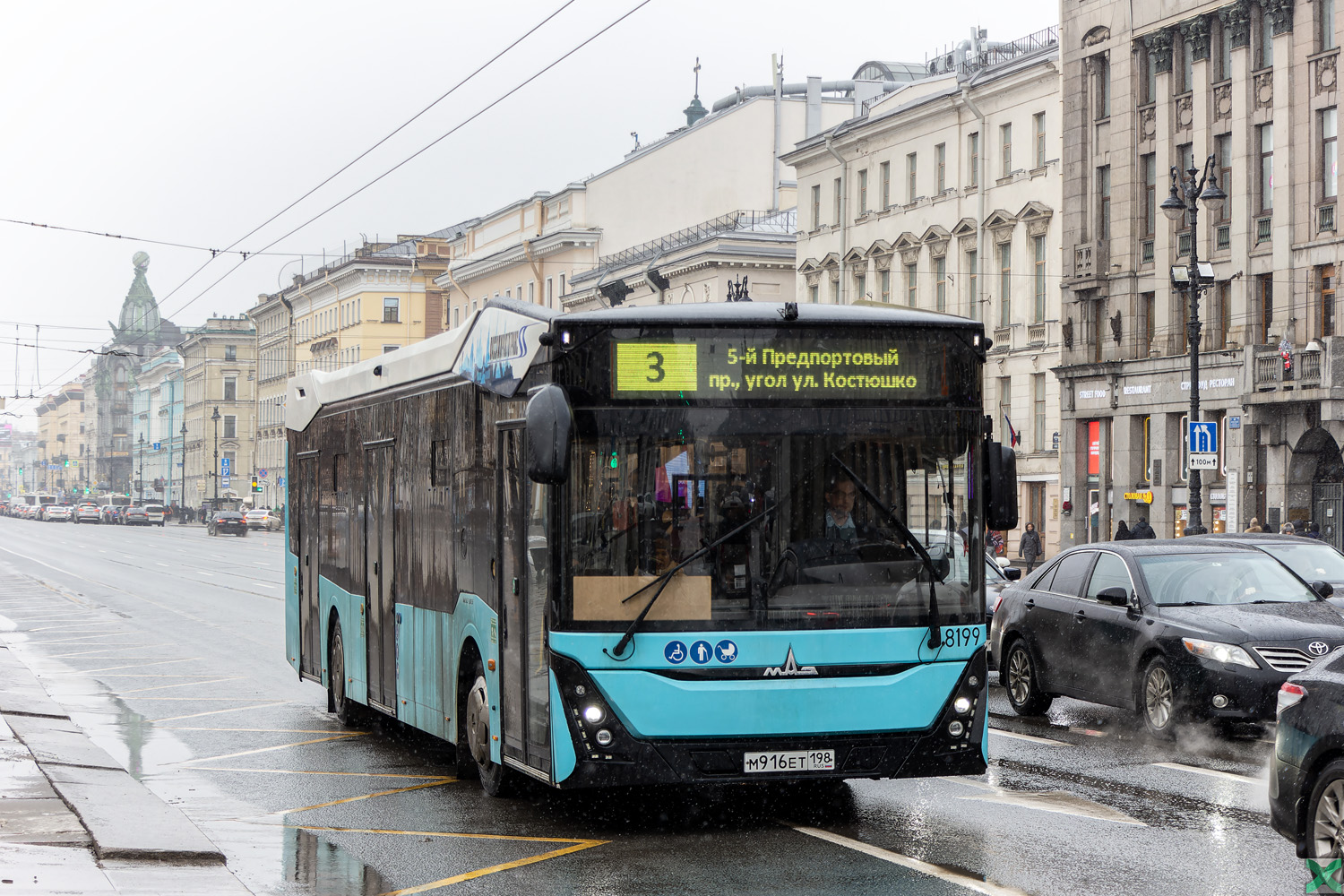Saint Petersburg, MAZ-303.065 # 8199