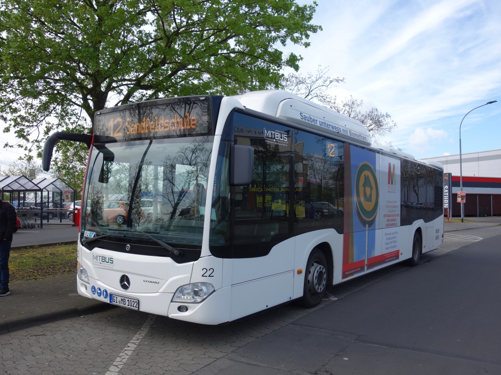 Hesse, Mercedes-Benz Citaro C2 NGT hybrid # 22