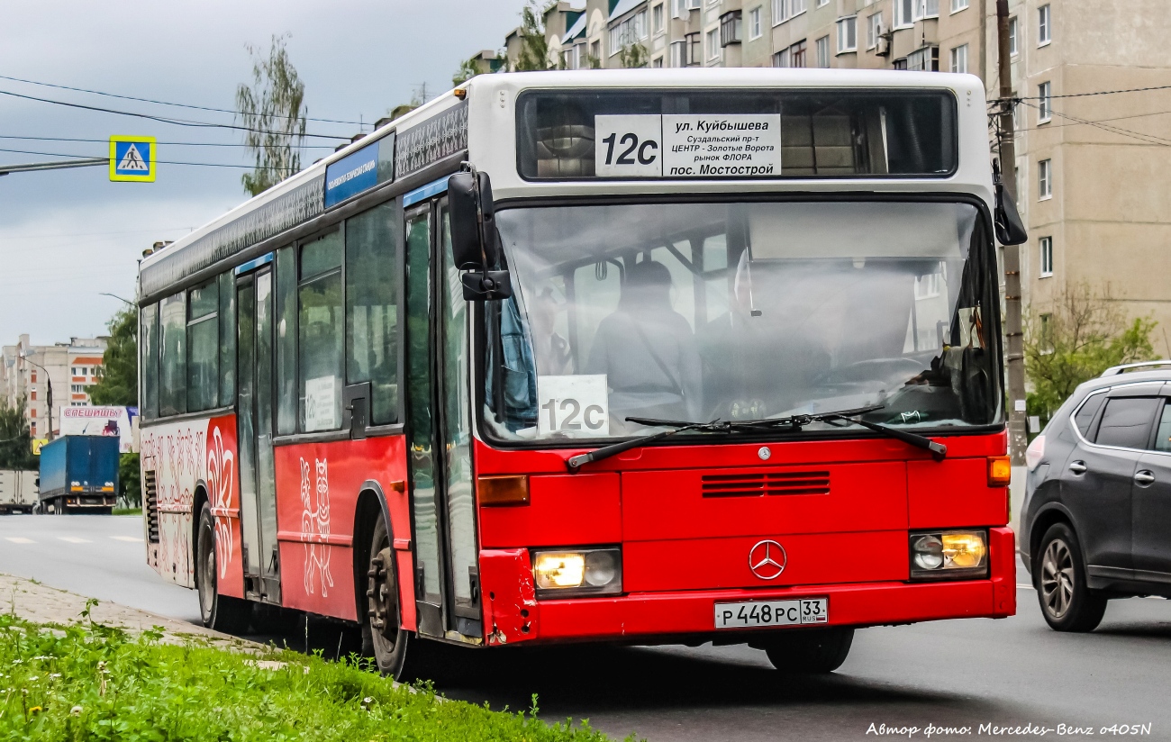 Vladimir region, Mercedes-Benz O405N2 # Р 448 РС 33