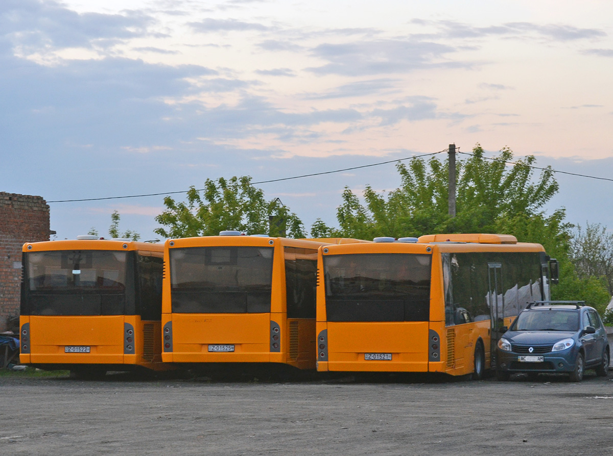 Volinskaya region, VDL Berkhof Ambassador 200 # Z-01522; Volinskaya region, VDL Berkhof Ambassador 200 # Z-01525; Volinskaya region, VDL Berkhof Ambassador 200 # Z-01521; Volinskaya region — Miscellaneous photos