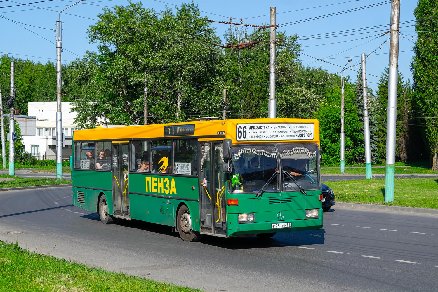 Penza region, Mercedes-Benz O405 # Р 281 НН 58