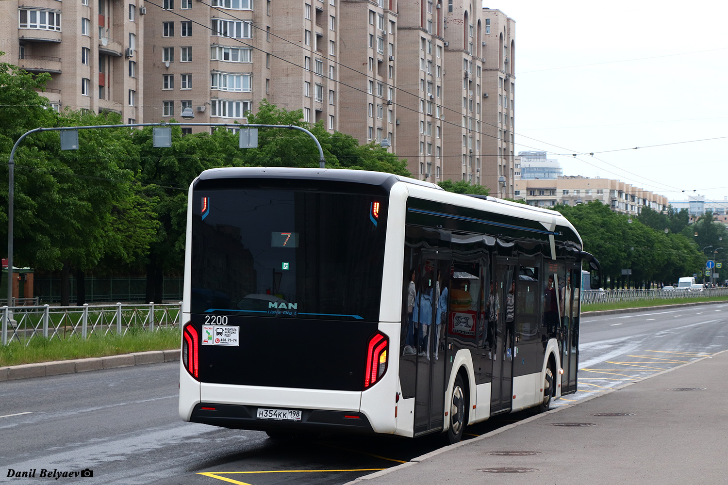 Saint Petersburg, MAN 12C Lion's City 12 E NL367 # 2200