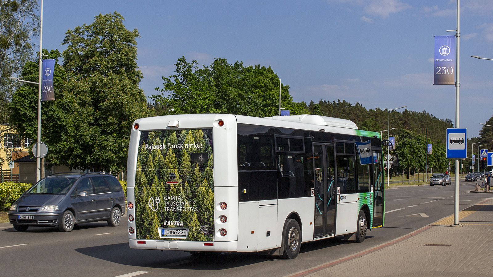 Lithuania, TEMSA MD9 ElectriCITY # 296