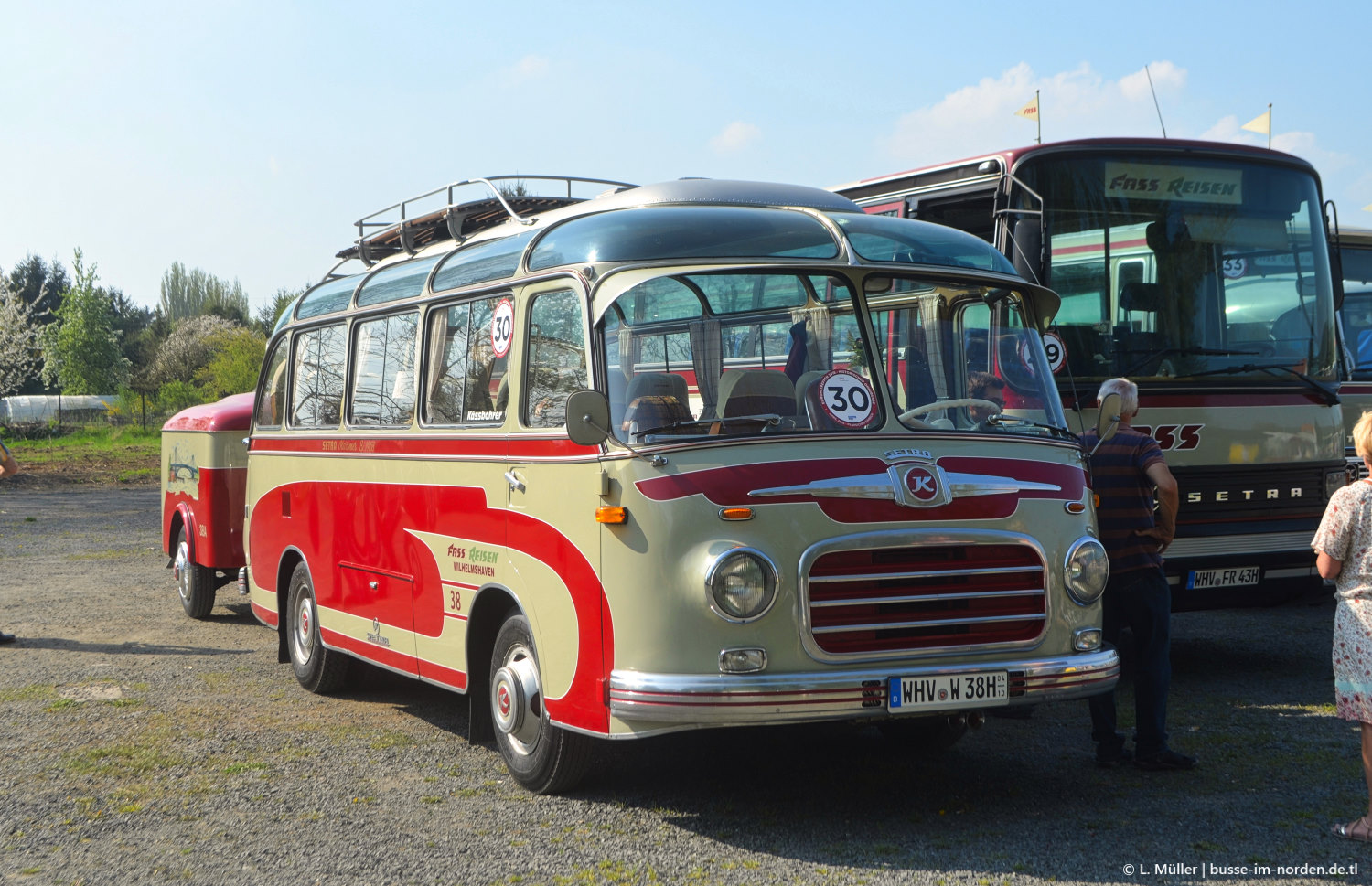 Lower Saxony, Setra S6 # 38; Lower Saxony — 1. Europatreffen historischer Omnibusse 21.04.2018 Einbeck PS.Speicher