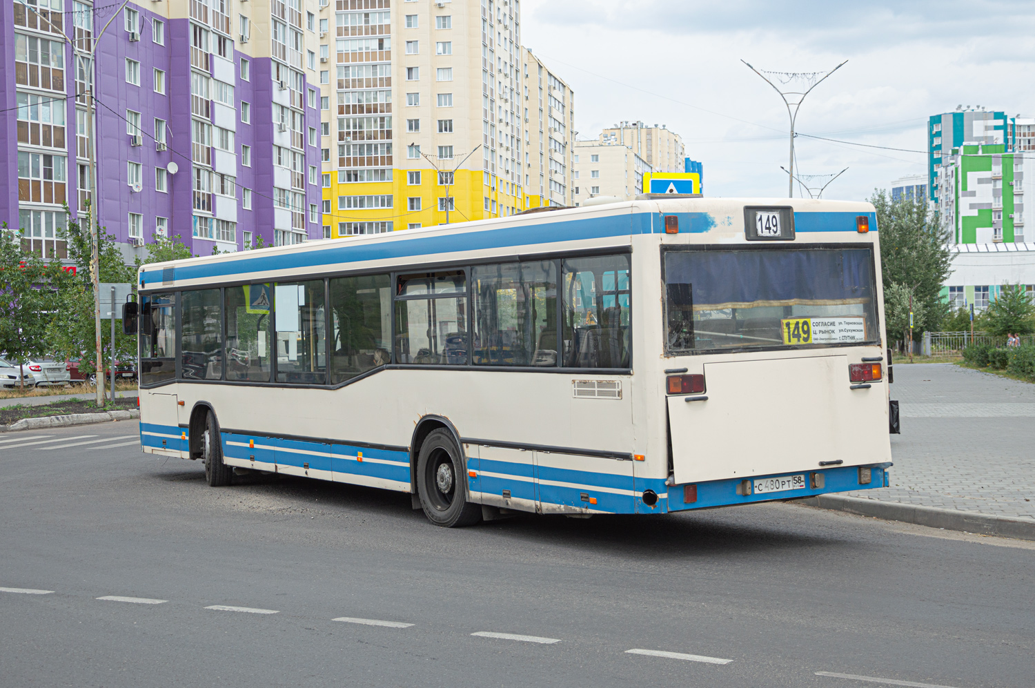 Penza region, Mercedes-Benz O405N2 # С 480 РТ 58