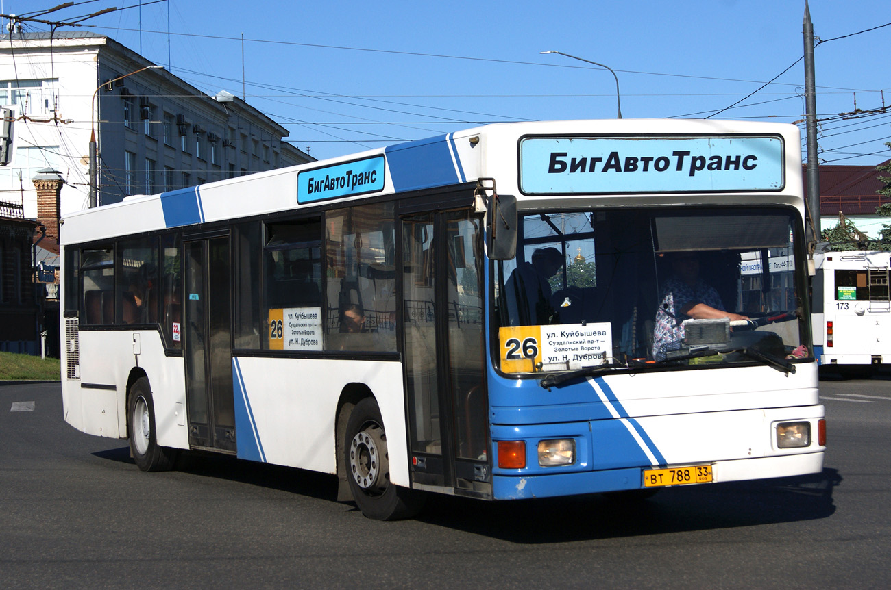 Vladimir region, MAN A10 NL202 # ВТ 788 33