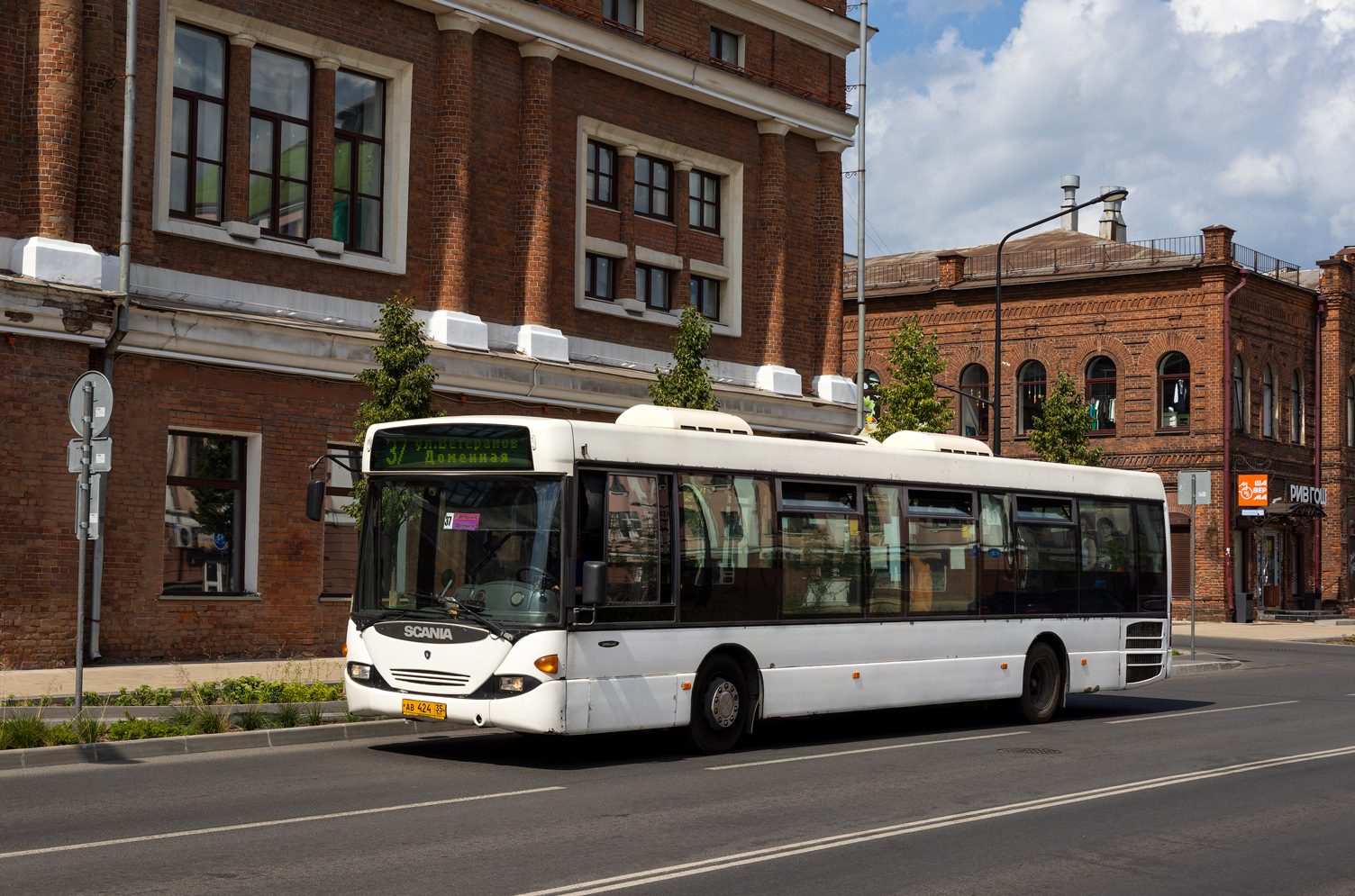 Vologda region, Scania OmniLink I (Scania-St.Petersburg) # АВ 424 35